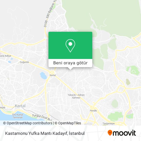 Kastamonu Yufka Mantı Kadayıf harita