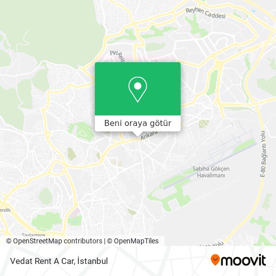 Vedat Rent A Car harita