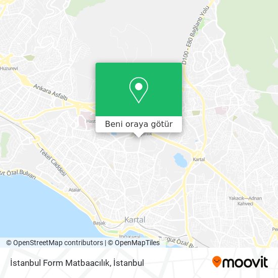 İstanbul Form Matbaacılık harita