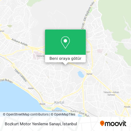 Bozkurt Motor Yenileme Sanayi harita