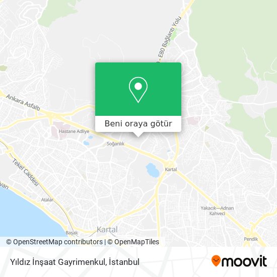 Yıldız İnşaat Gayrimenkul harita