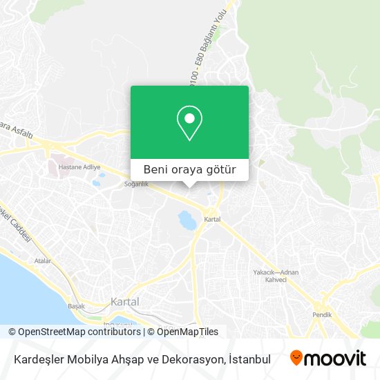 Kardeşler Mobilya Ahşap ve Dekorasyon harita