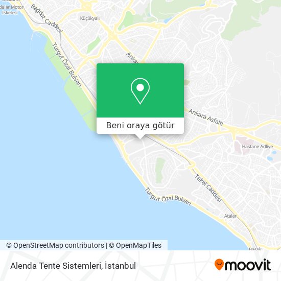 Alenda Tente Sistemleri harita
