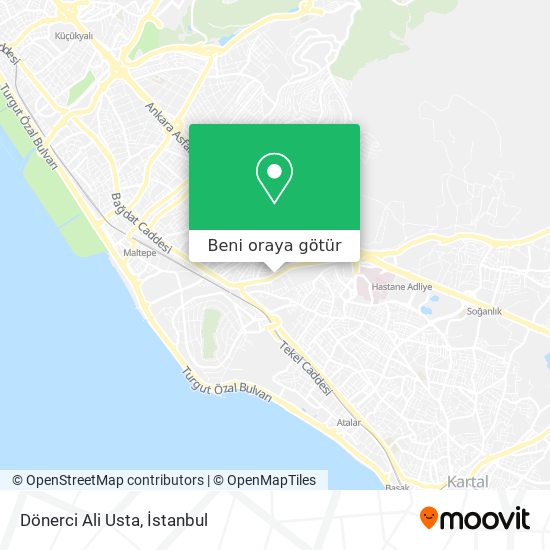 Dönerci Ali Usta harita