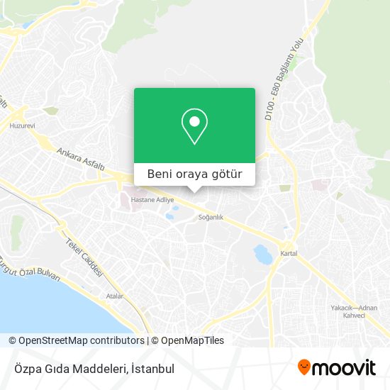 Özpa Gıda Maddeleri harita
