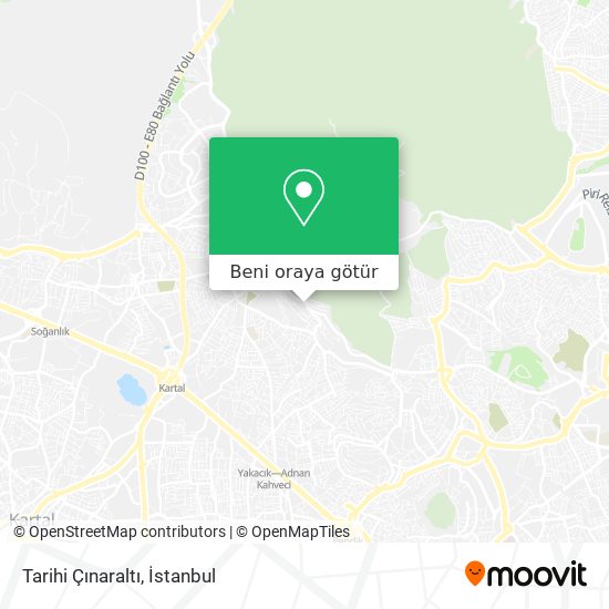 Tarihi Çınaraltı harita