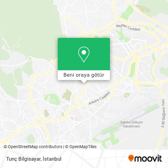 Tunç Bilgisayar harita