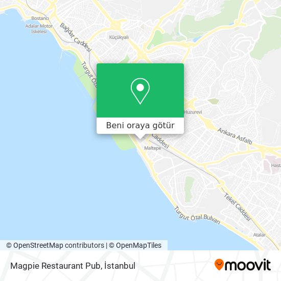 Magpie Restaurant Pub harita