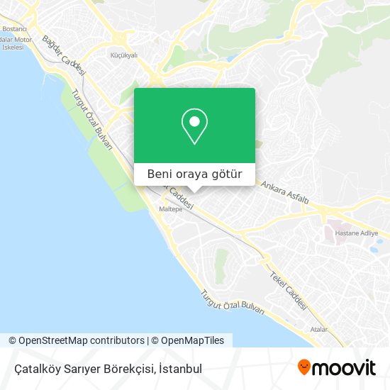 Çatalköy Sarıyer Börekçisi harita