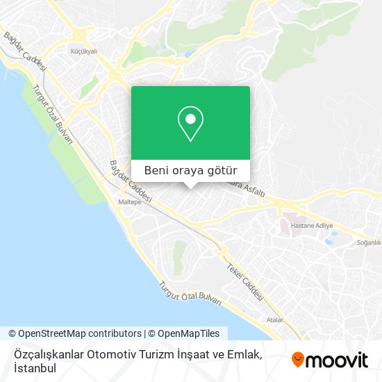 Özçalışkanlar Otomotiv Turizm İnşaat ve Emlak harita