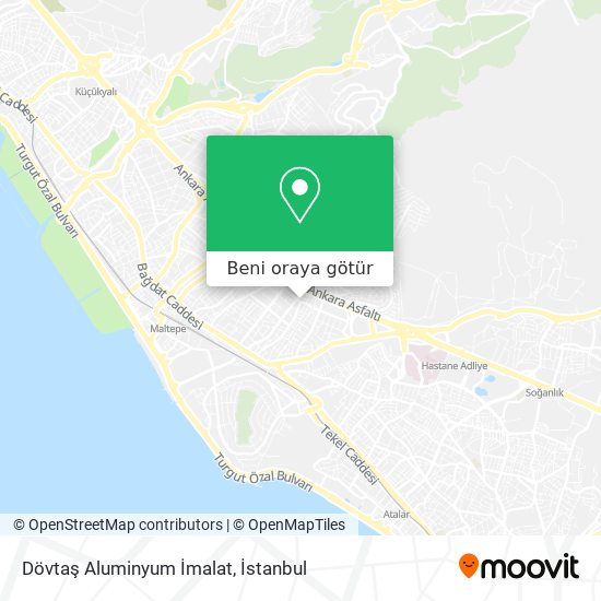 Dövtaş Aluminyum İmalat harita