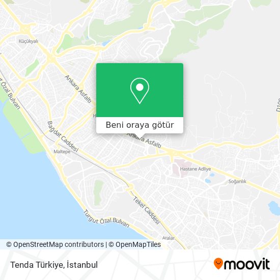 Tenda Türkiye harita