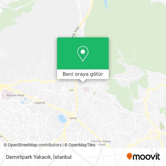 Demirlipark Yakacık harita