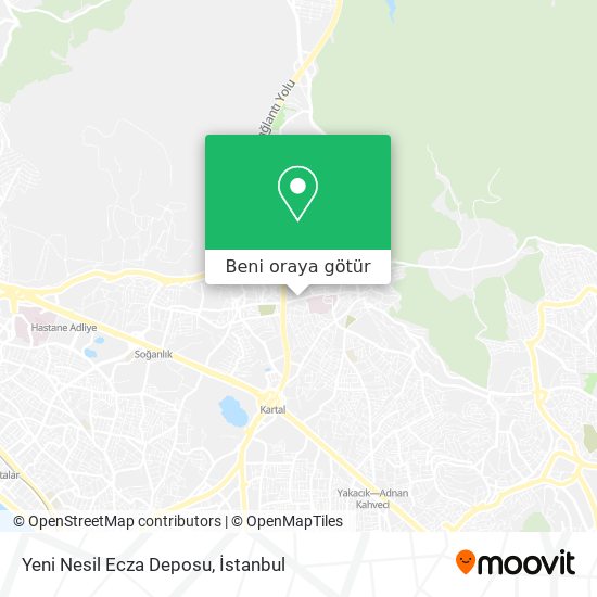 Yeni Nesil Ecza Deposu harita