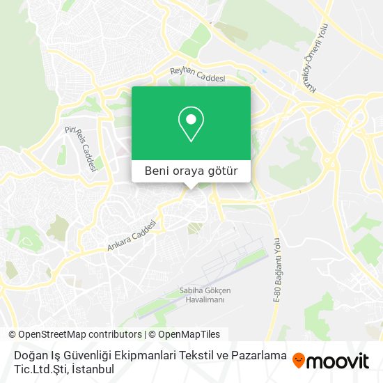 Doğan Iş Güvenliği Ekipmanlari Tekstil ve Pazarlama Tic.Ltd.Şti harita