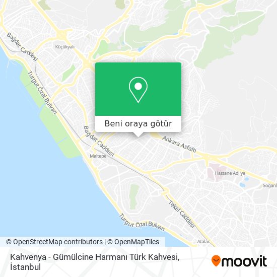 Kahvenya - Gümülcine Harmanı Türk Kahvesi harita