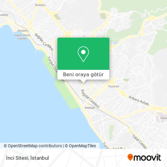 İnci Sitesi harita