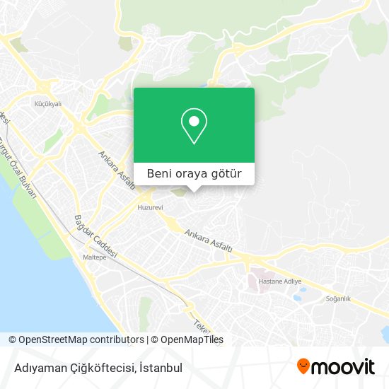 Adıyaman Çiğköftecisi harita