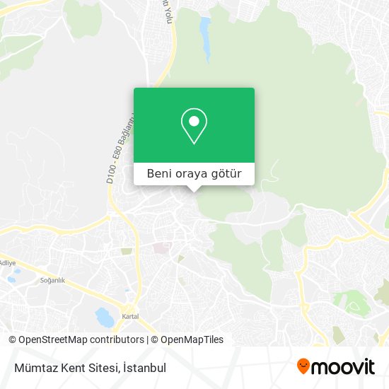 Mümtaz Kent Sitesi harita