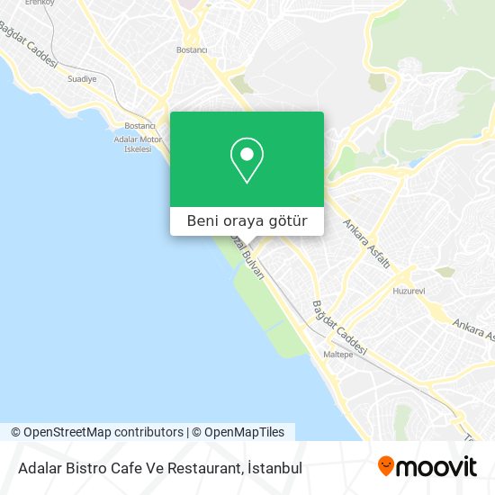 Adalar Bistro Cafe Ve Restaurant harita