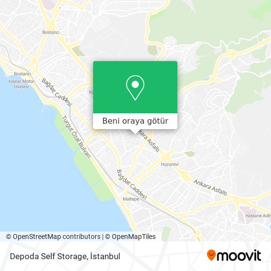 Depoda Self Storage harita