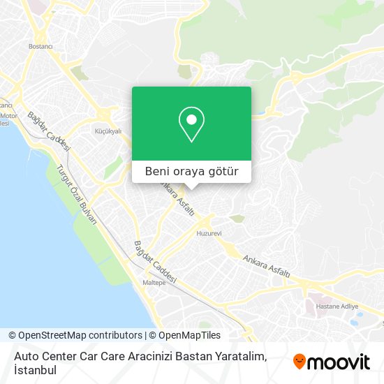 Auto Center Car Care Aracinizi Bastan Yaratalim harita