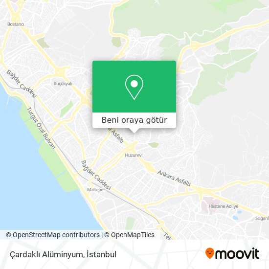 Çardaklı Alüminyum harita