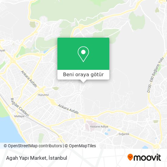 Agah Yapı Market harita