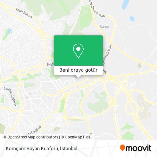 Komşum Bayan Kuaförü harita