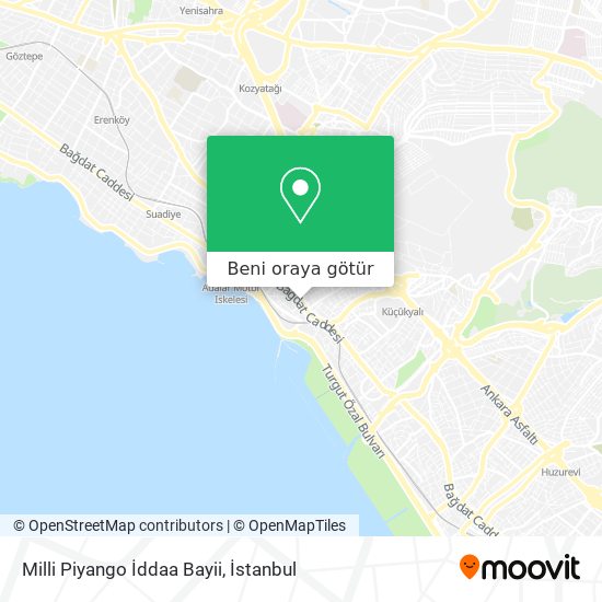Milli Piyango İddaa Bayii harita
