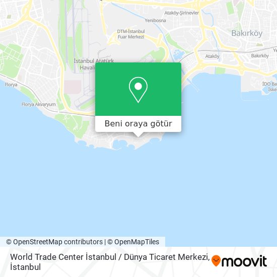 World Trade Center İstanbul / Dünya Ticaret Merkezi harita