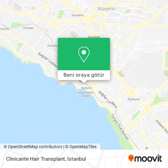 Clinicante Hair Transplant harita