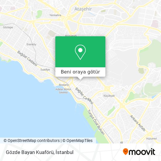 Gözde Bayan Kuaförü harita