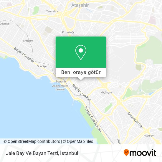 Jale Bay Ve Bayan Terzi harita