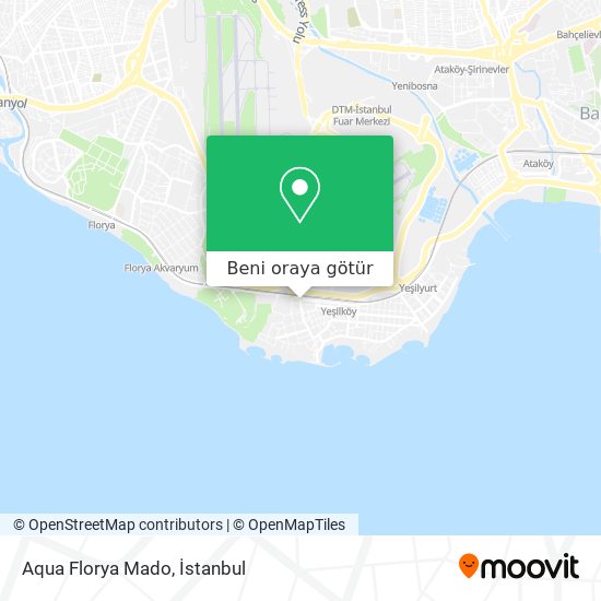 Aqua Florya Mado harita