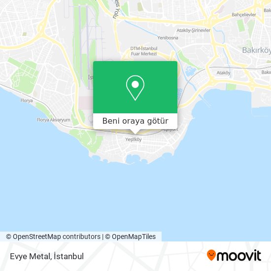 Evye Metal harita