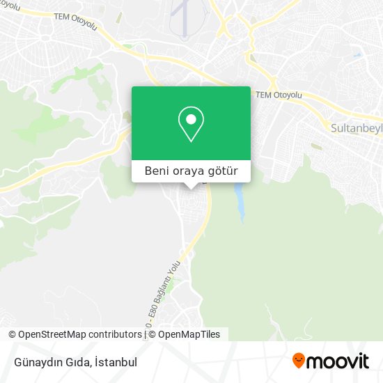 Günaydın Gıda harita