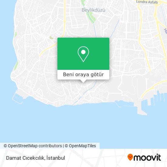 Damat Cıcekcılık harita