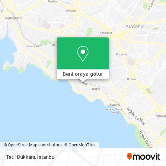 Tatil Dükkanı harita