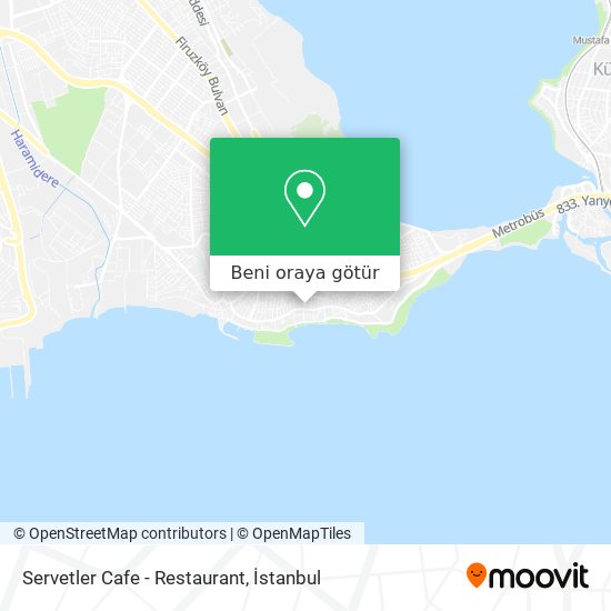 Servetler Cafe - Restaurant harita