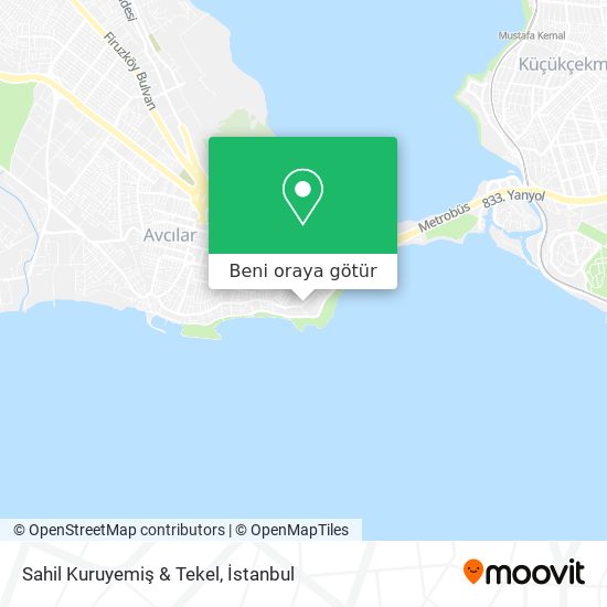 Sahil Kuruyemiş & Tekel harita
