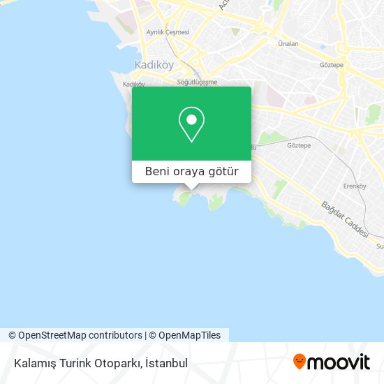 Kalamış Turink Otoparkı harita