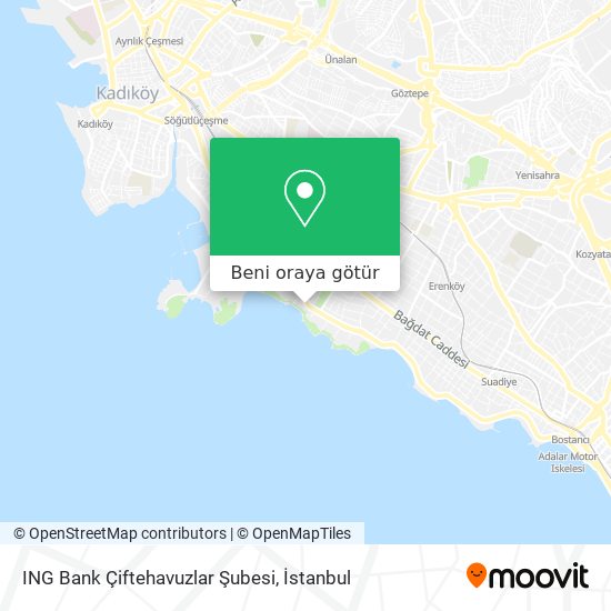 ING Bank Çiftehavuzlar Şubesi harita