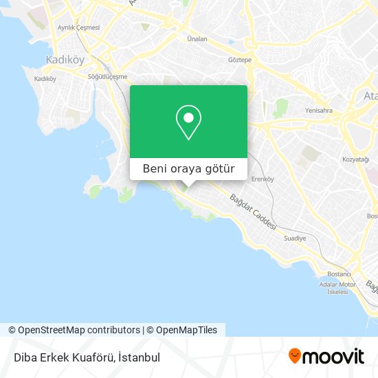 Diba Erkek Kuaförü harita