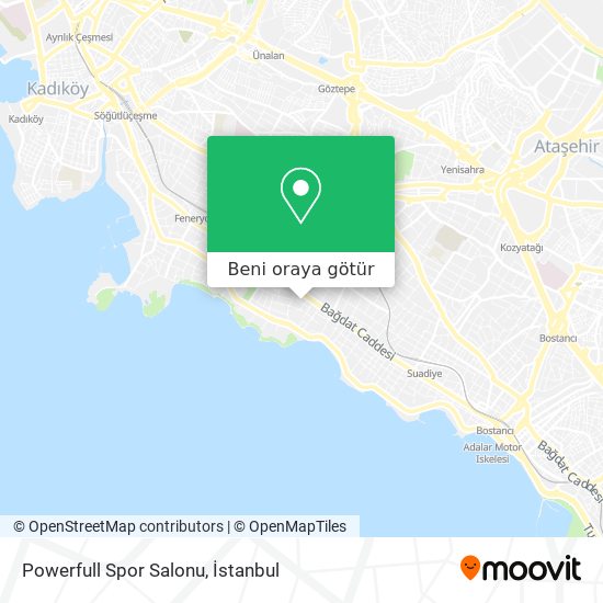 Powerfull Spor Salonu harita
