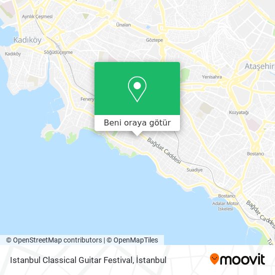Istanbul Classical Guitar Festival harita