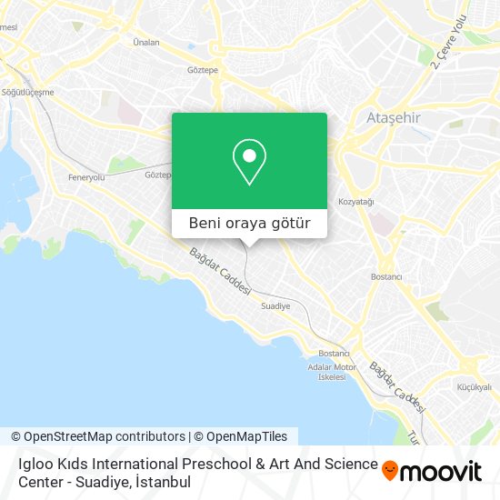 Igloo Kıds International Preschool & Art And Science Center - Suadiye harita