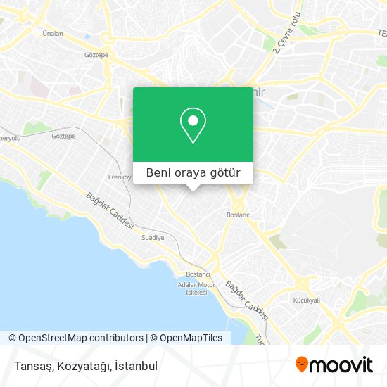 Tansaş, Kozyatağı harita