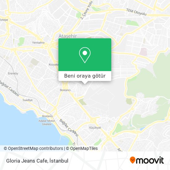 Gloria Jeans Cafe harita