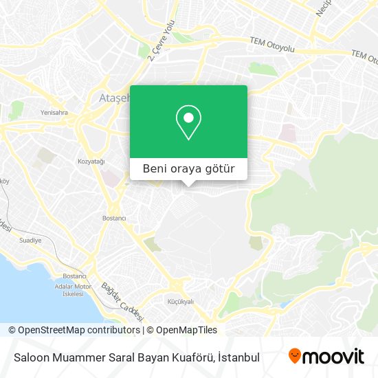 Saloon Muammer Saral Bayan Kuaförü harita